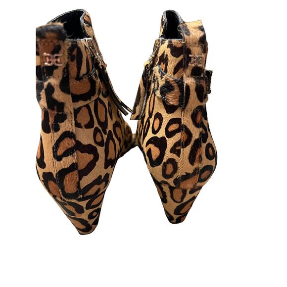 Sam Edelman Mandi Leopard Booties Size 8 NWT - Picture 6 of 15